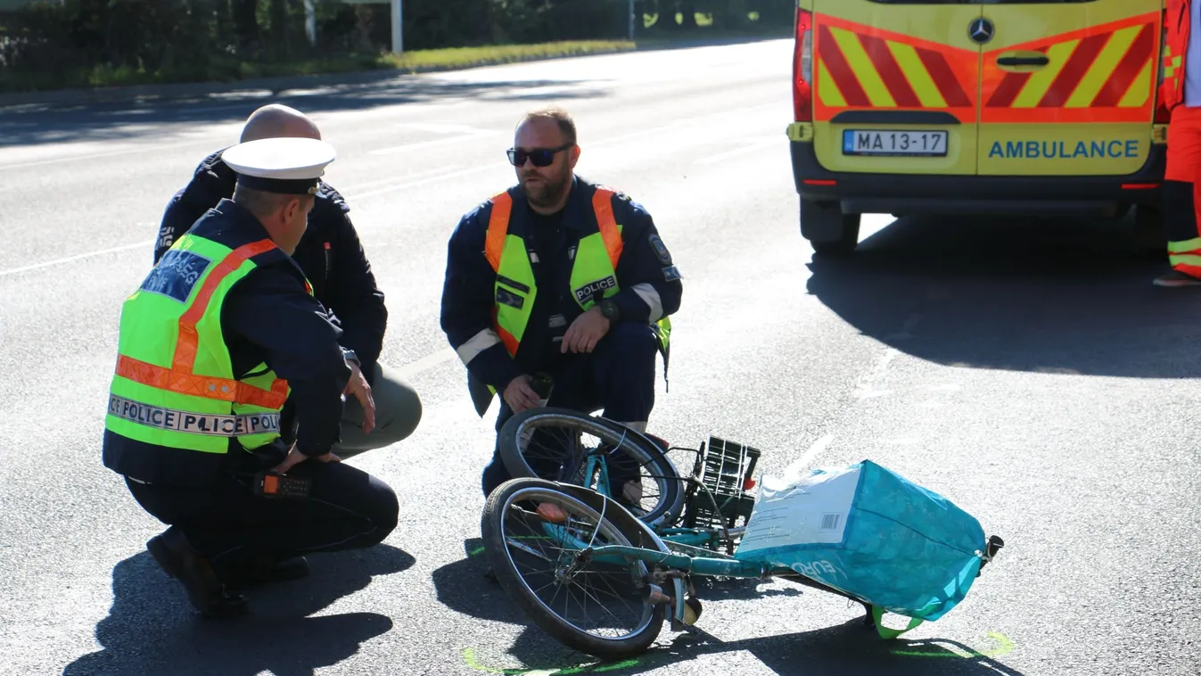 Halálra gázolta az idős kerékpárost egy autós Kaposváron – megrázó fotók