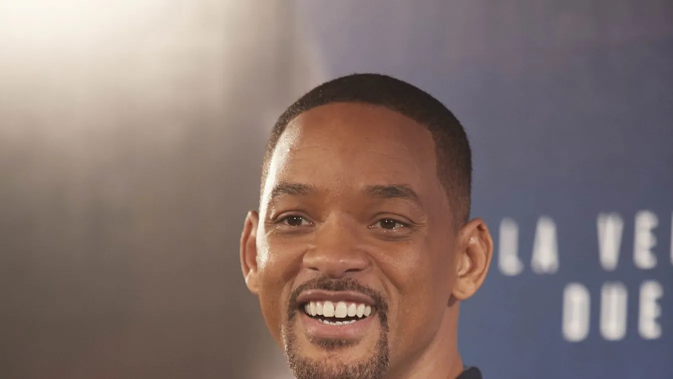 Will Smith in Madrid promoting his new film La verdad duele