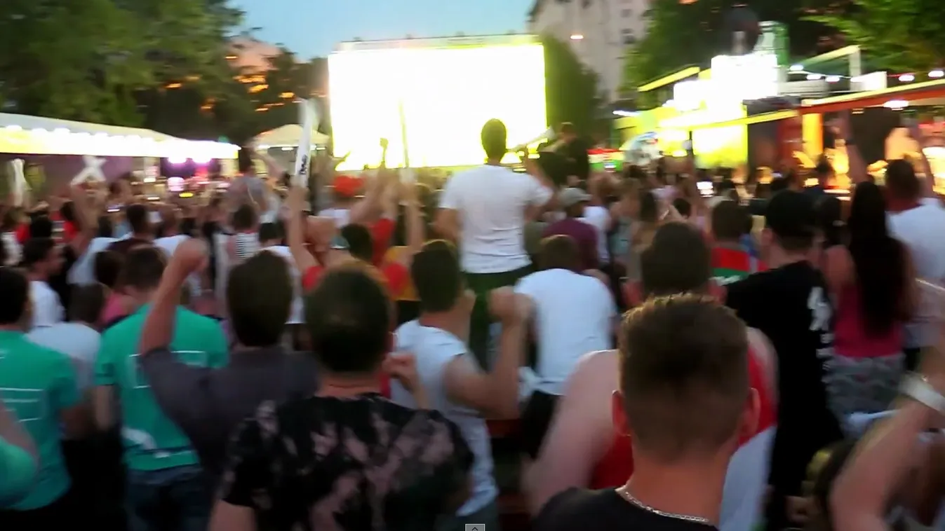 Megőrültek a szurkolók a magyarok meccse alatt Budapesten – videó