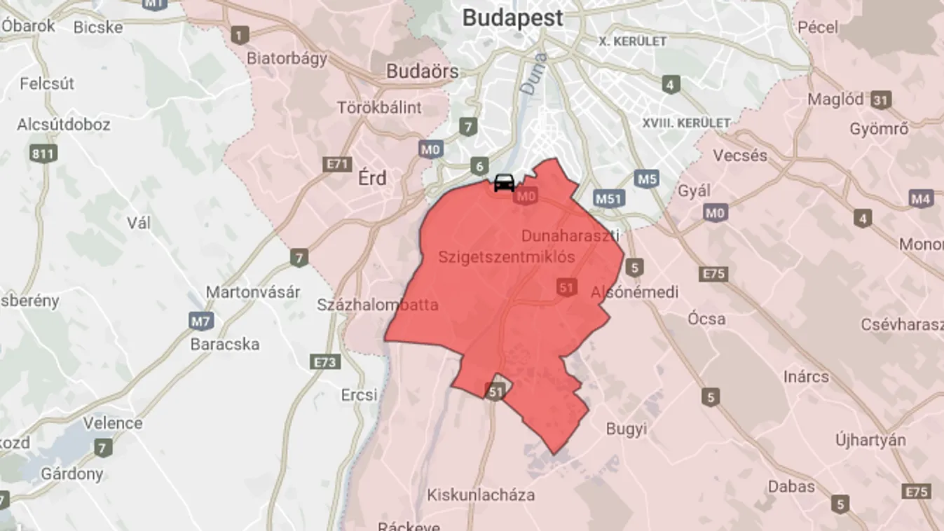 Baleset történt az M0-áson