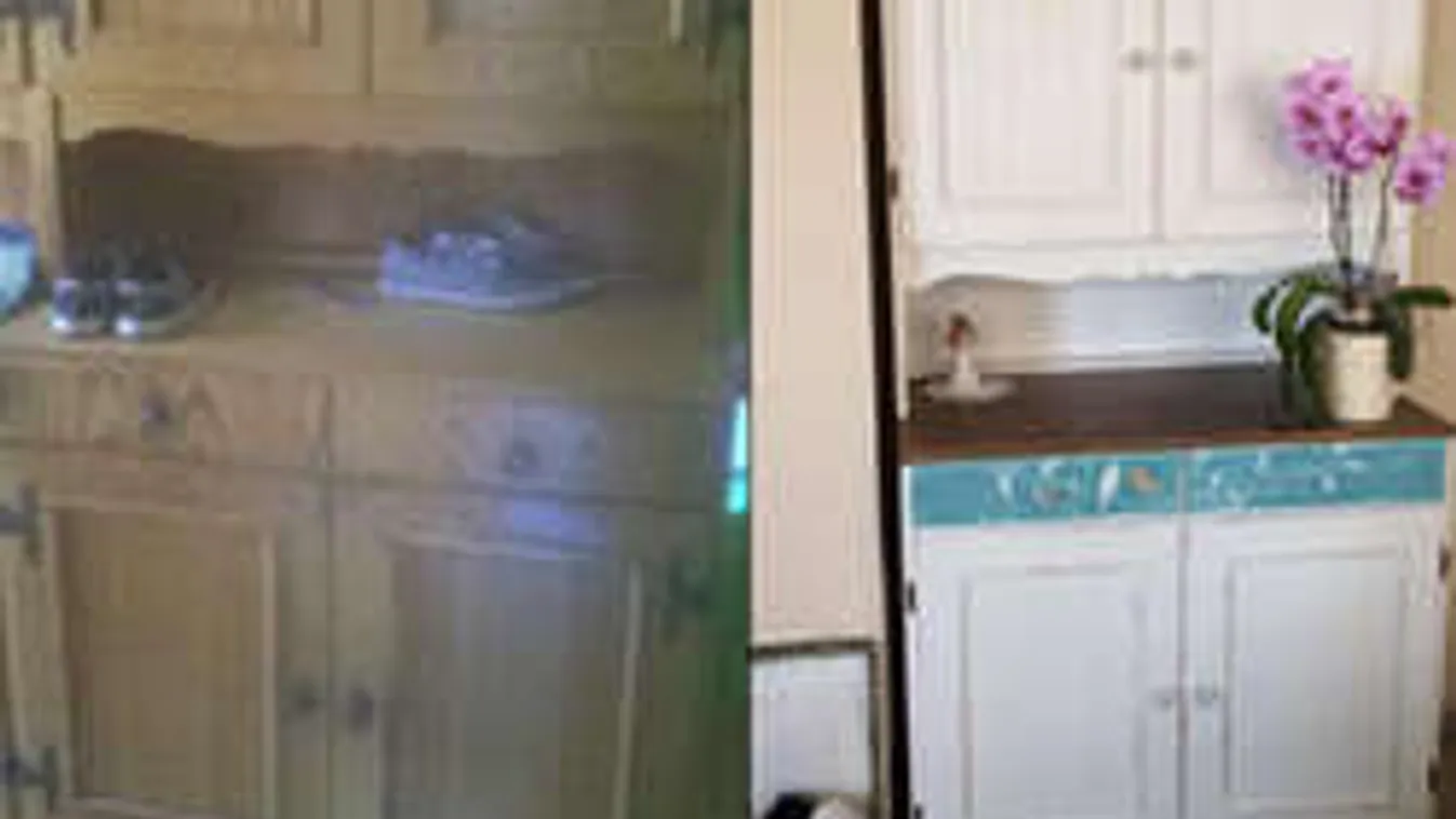 Hazavitt egy ócska bútort, csodát tett vele