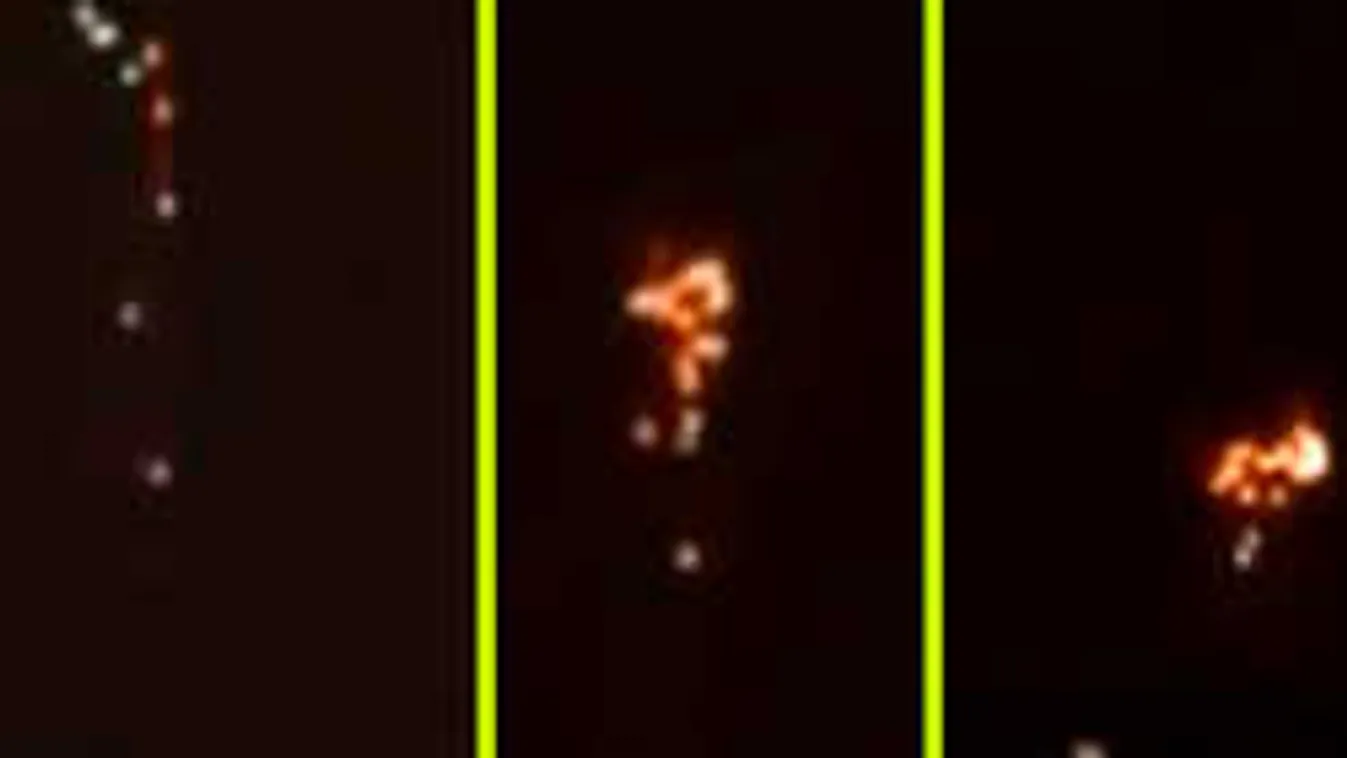 Rejtélyes, lángoló tárgyak hullottak az égből Ukrajnában...