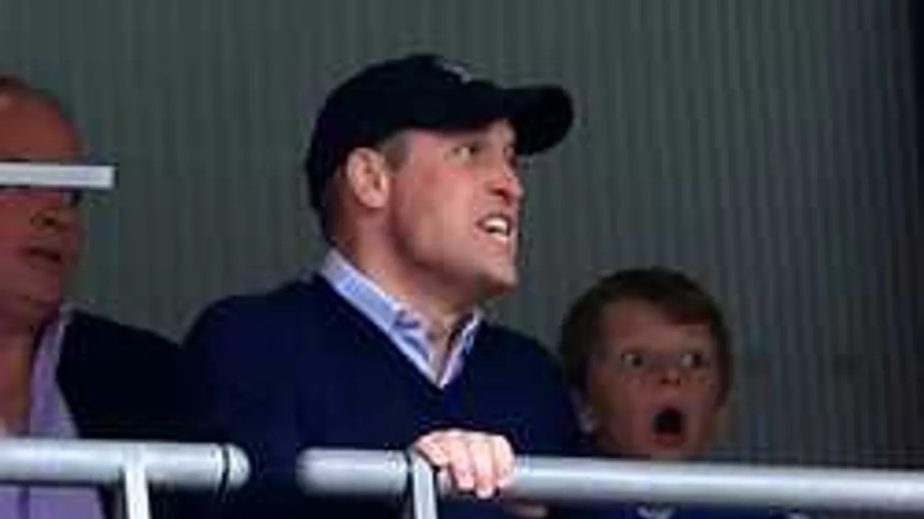 Így se gyakran látni: Megőrült a lelátón Vilmos herceg