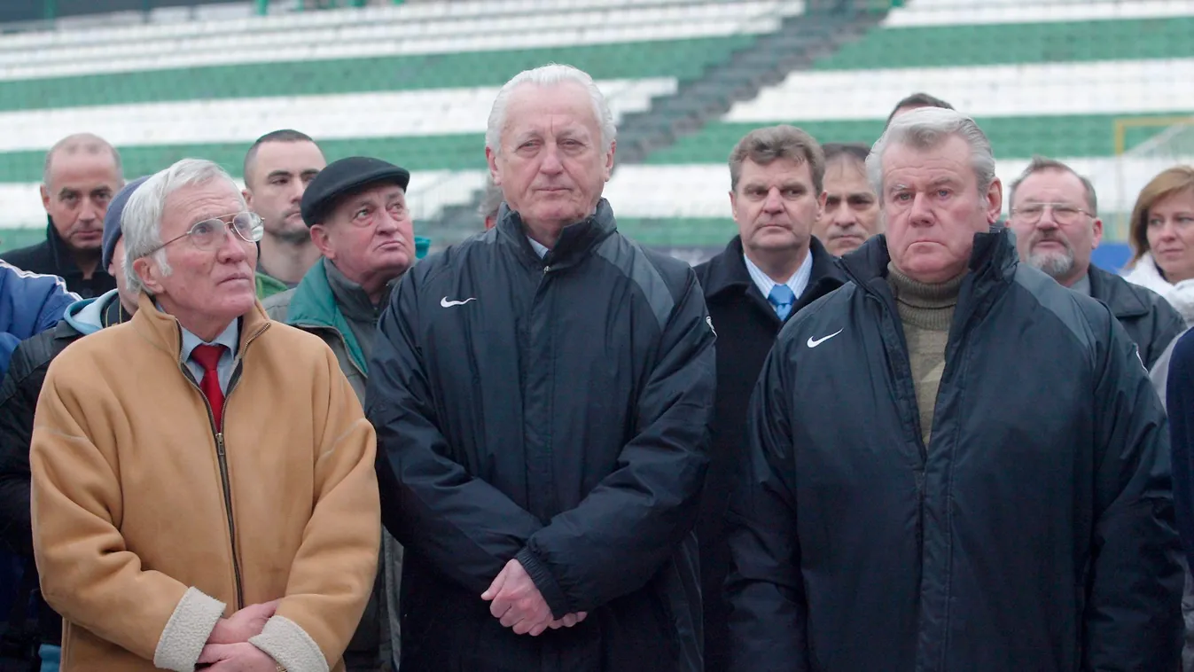 Albert Flórián; Szûcs Lajos; Rákosi Gyula 