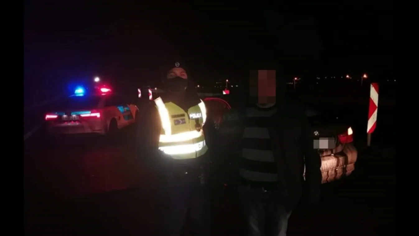 Mozgalmas éjszakájuk volt a rendőröknek, embercsempészt és határsértőket is elfogtak