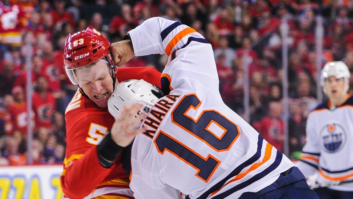 Edmonton Oilers v Calgary Flames