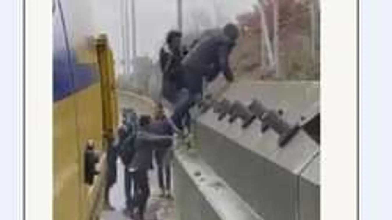 Kamionos embercsempész, nyolc afrikaival, akció közben - Videó