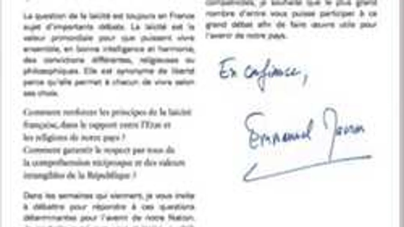 Nem semmi, milyen levelet írt Macron a franciáknak!