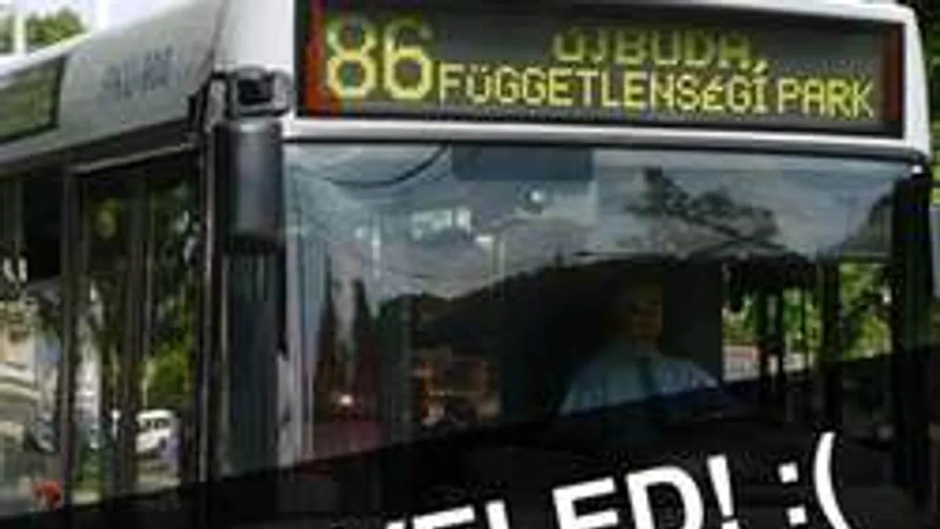 Több százan tiltakoznak a 86-os busz megszüntetése ellen