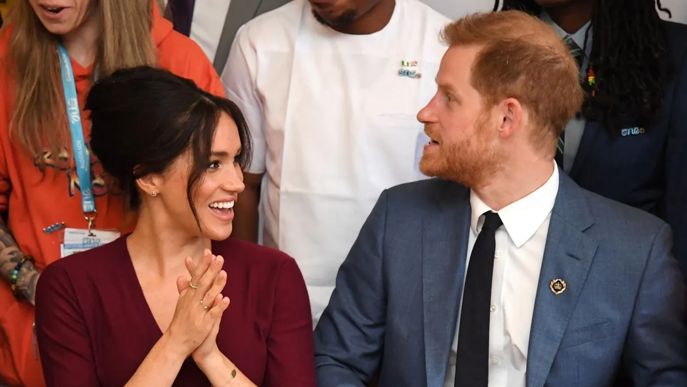 Meghan Markle, Duchess of Sussex, and Prince Harry, Duke of Sussex, attend a roundtable discussion on gender equality