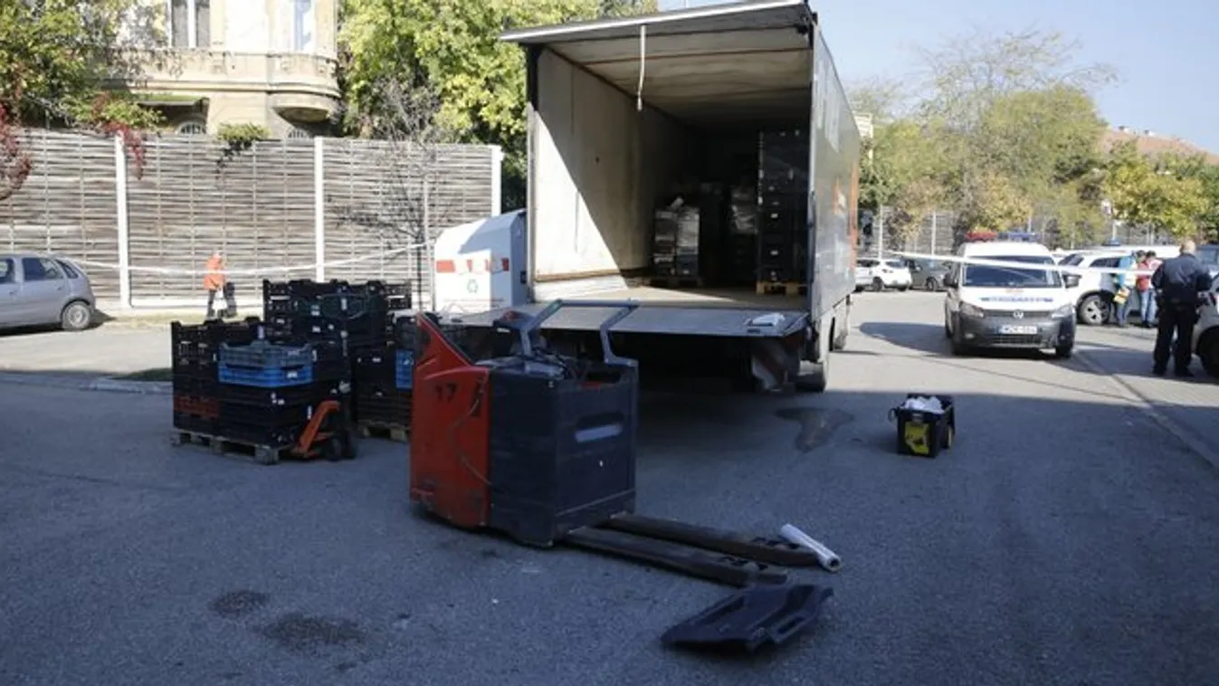 A trgédia helyszíne a Récsei Centernél