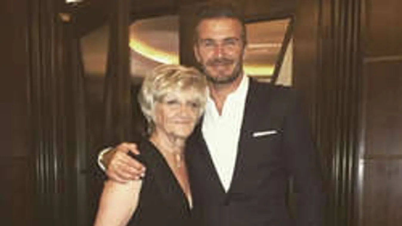 Szupercuki fotó David Beckhamről