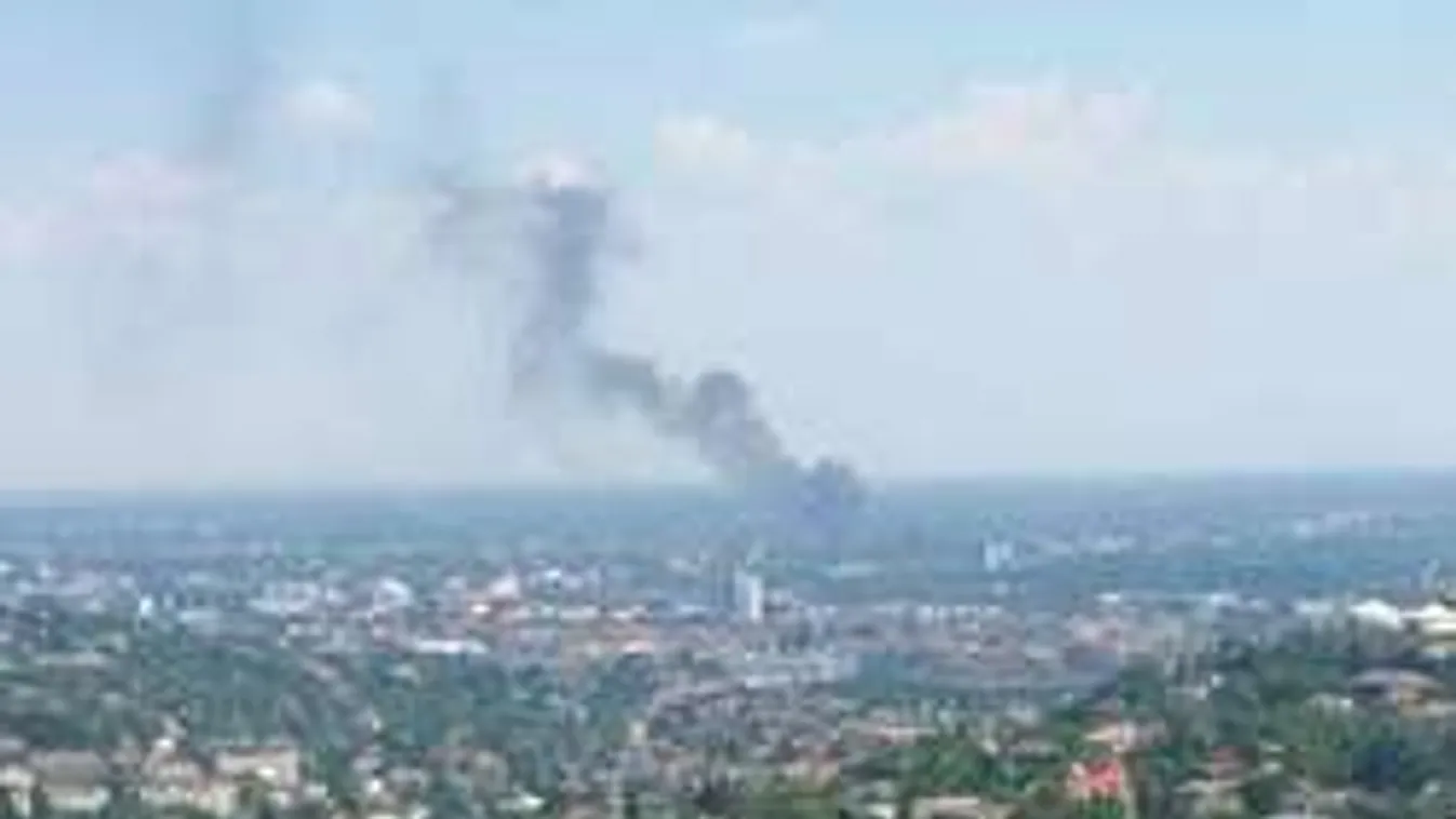 Óriási tűz Budapesten! FOTÓ!