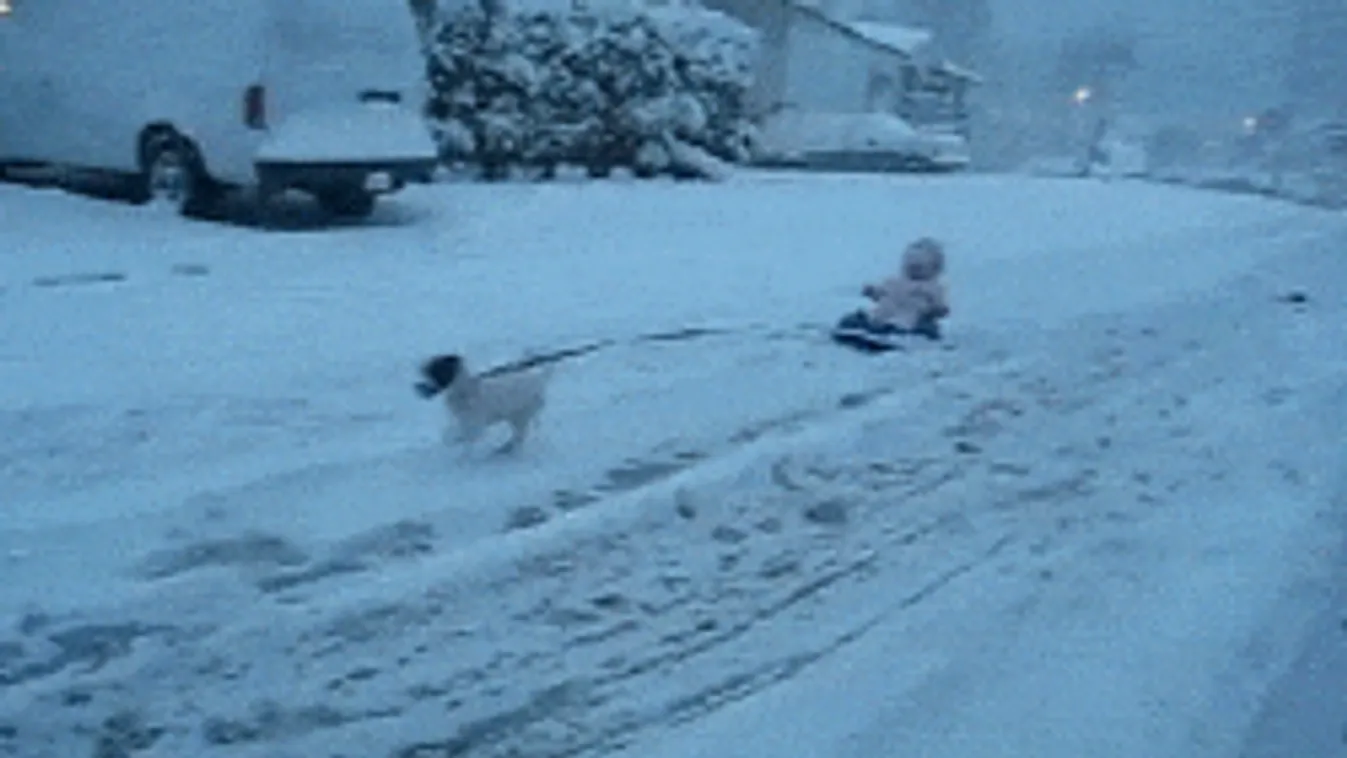 Hózápor teszi dermesztővé az időjárást, de ez még csak a kezdet