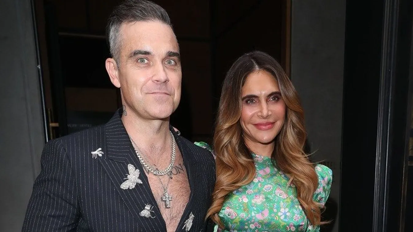 Robbie Williams and Ayda Field arrive ITV Summer Party