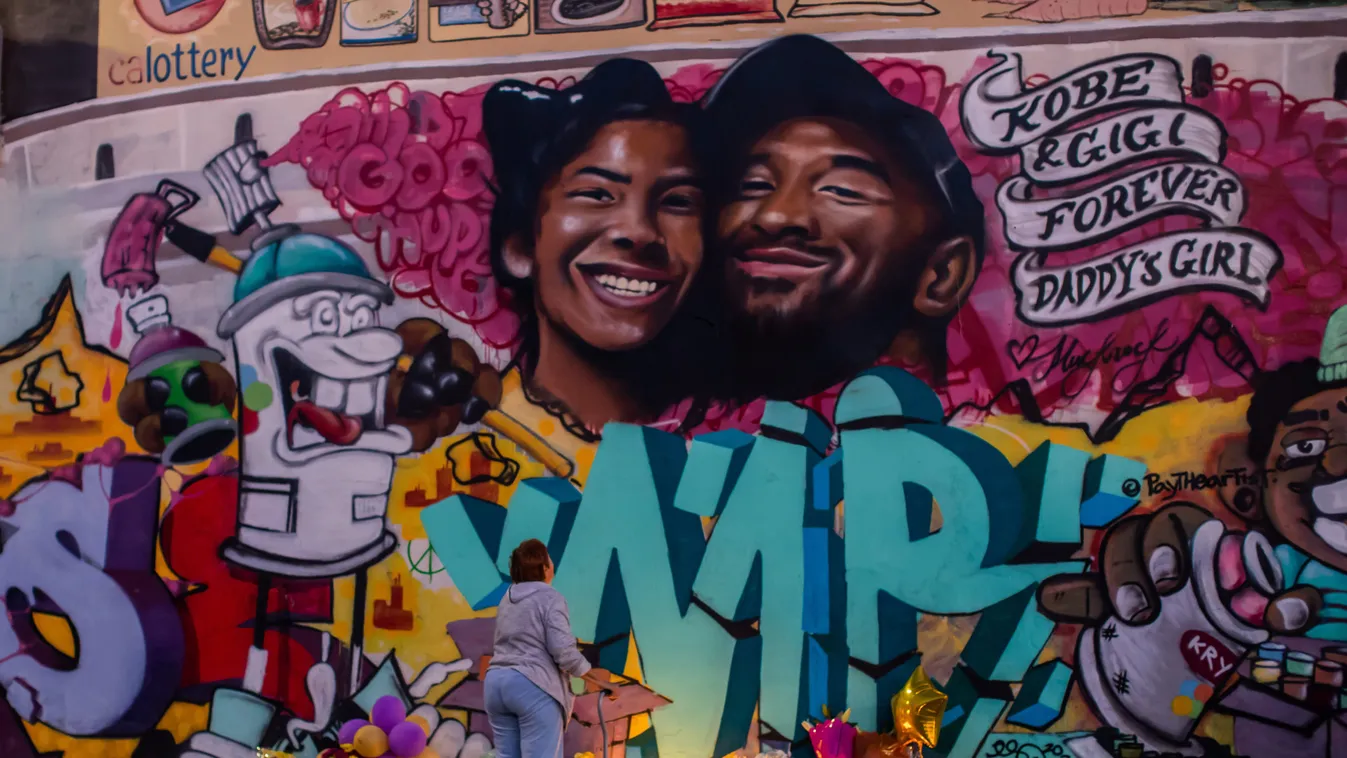 Szívszorító fotó, így búcsúzik Kobe Bryant felesége