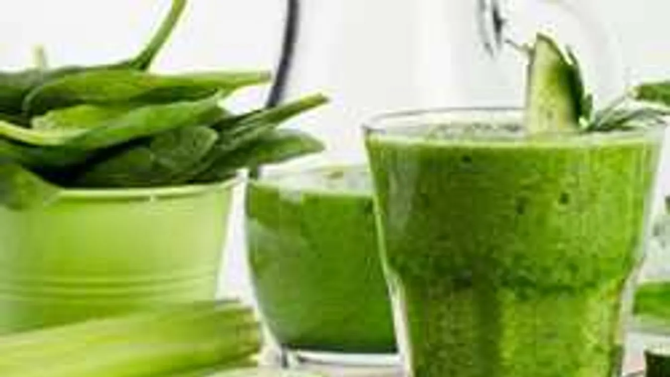 Ezzel a zöld koktéllal őrült iramban olvadnak le a pluszkilók