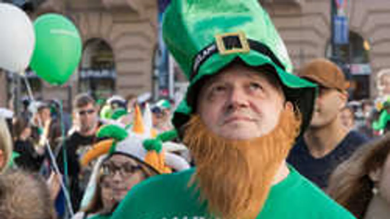 Óriási bulit csaptak az írek Budapesten