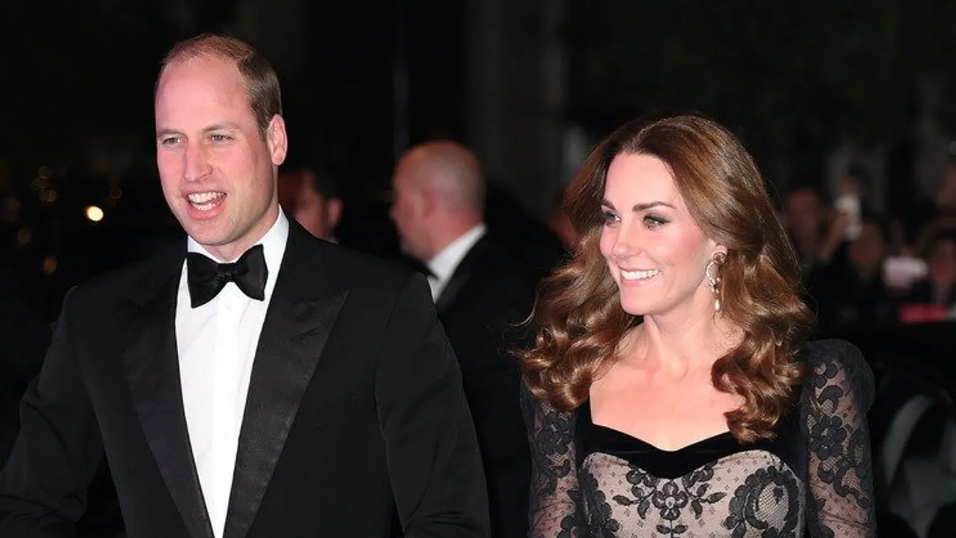 William and Kate Attend the Royal Variety Performance