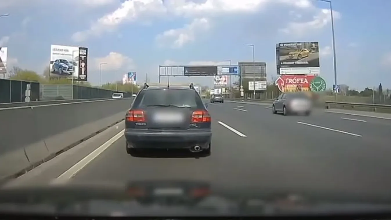 Elment az esze: kilométereken át büntetőfékezett egy megsértődött sofőr – videó
