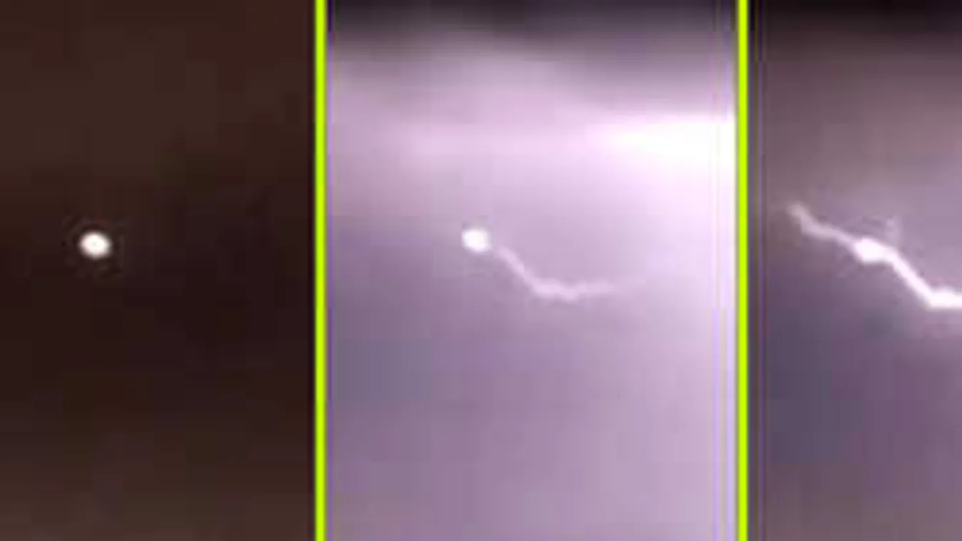 Különös dolog bukkant ki a felhők közül, rögtön belecsapott egy villám