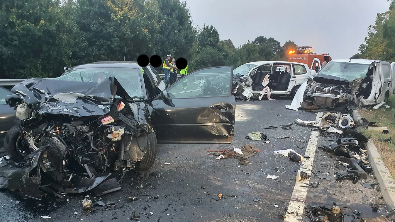 Mellbevágó: gyerekeivel a hátsó ülésen előzött egy anya a 8-as főúton, két emberrel végzett