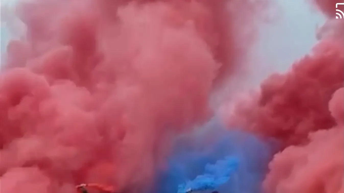 Tűz és füst a fehérvári stadion parkolójában, ez volt az oka