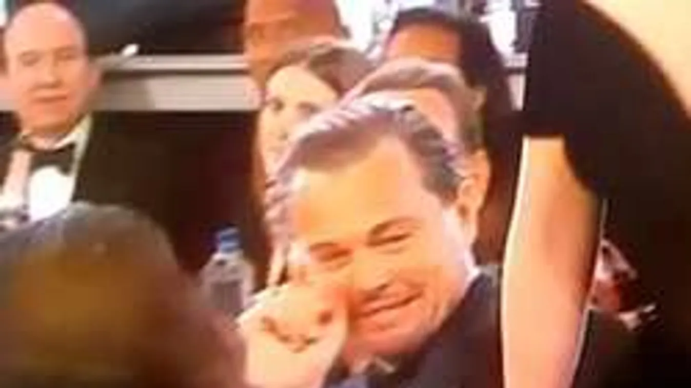 DiCaprio csekkolta Lady Gaga fenekét a Golden Globe-on