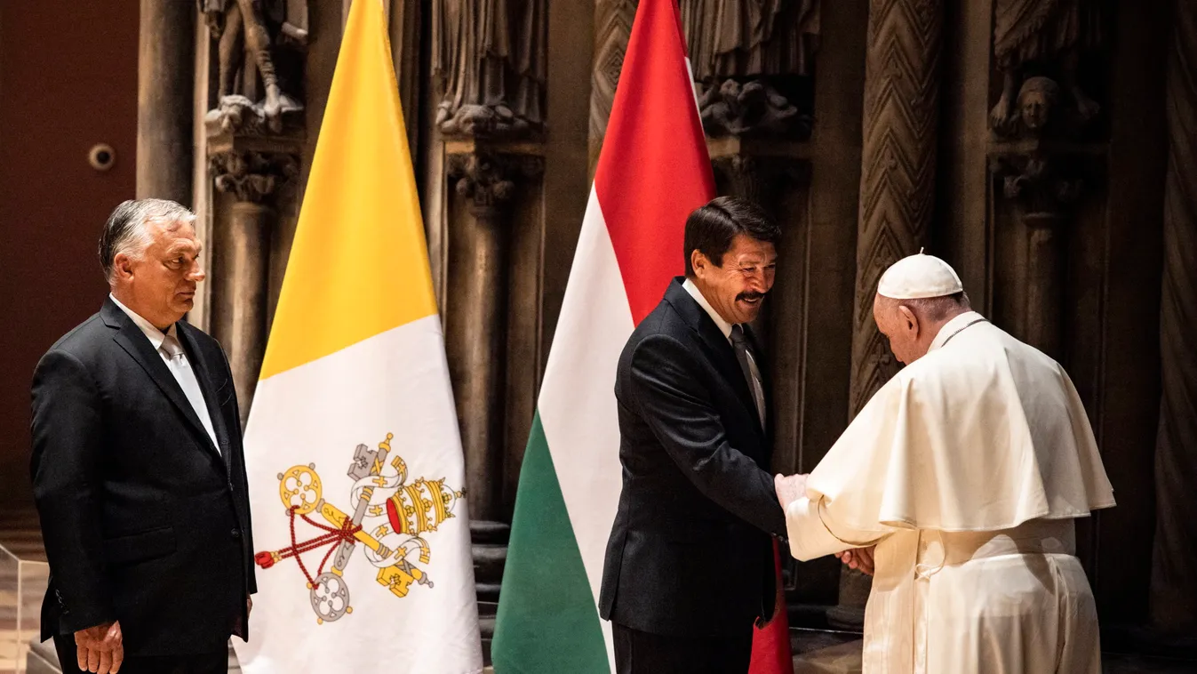 ÁDER János; ORBÁN Viktor; FERENC pápa