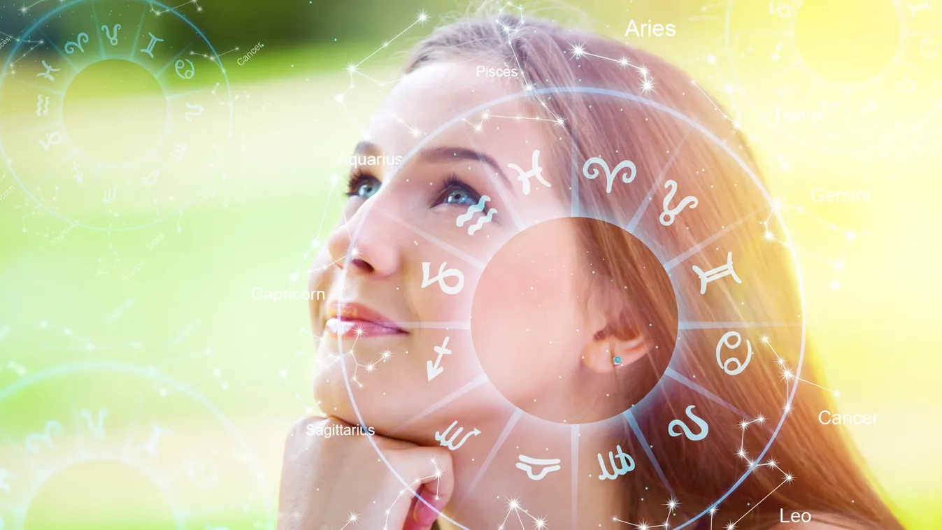 Astrology,Smartphone,App,Concept.,Woman,And,Illustration