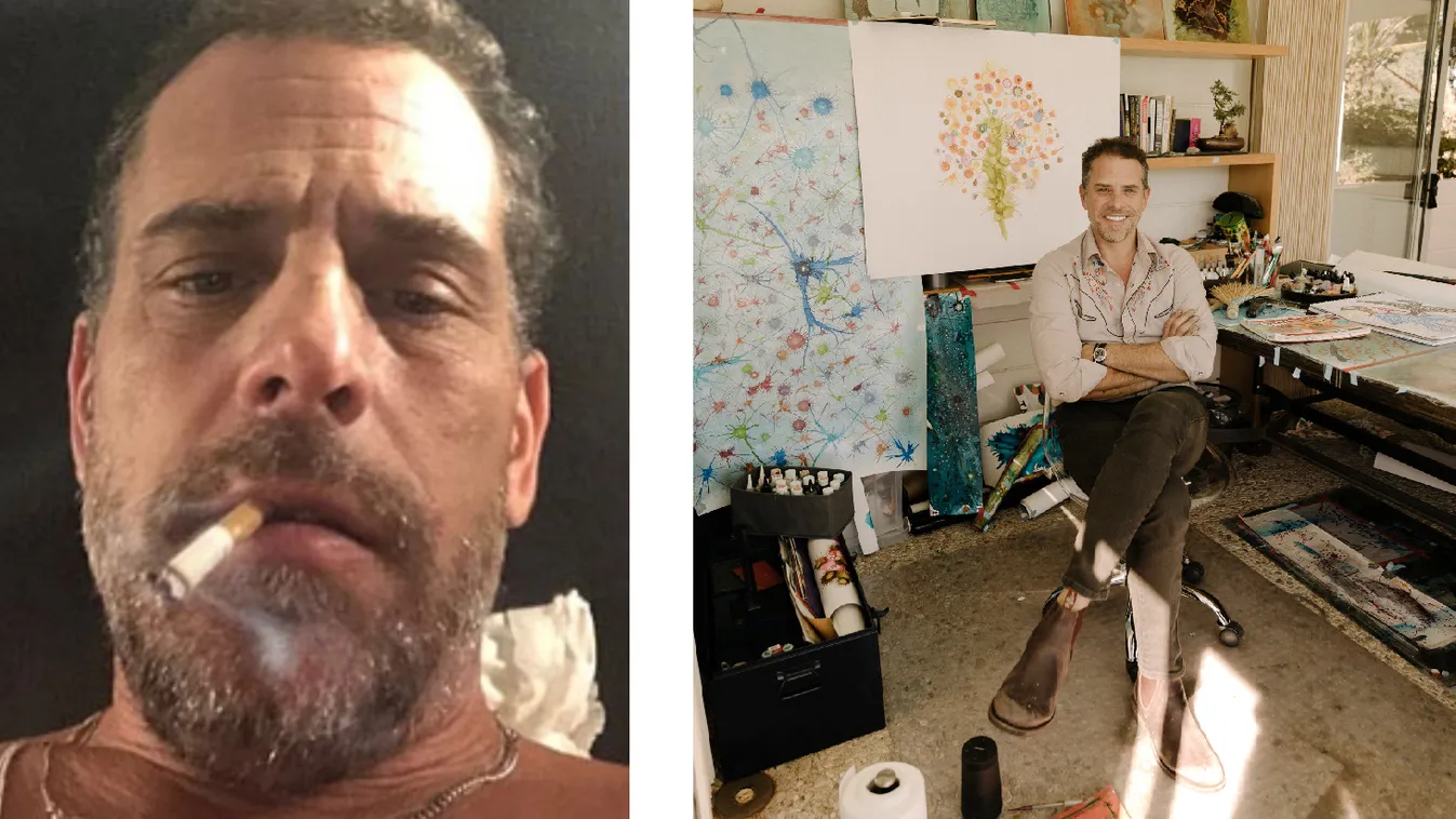 Joe Biden kokainfüggő fia festőnek állt, egy terrorizmussal megvádolt műkereskedő mentorálja