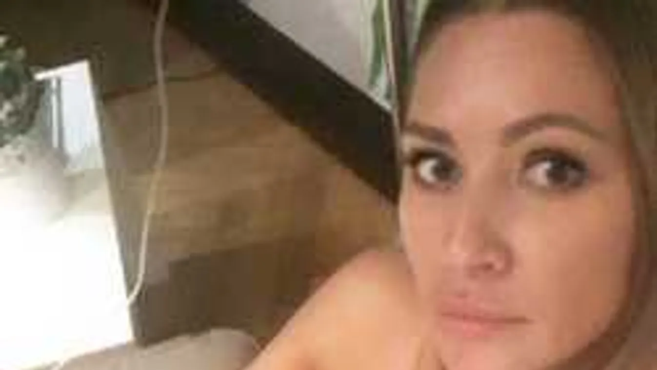 Aggasztó fotó, infúzióra kötötték a gyönyörű magyar modellt