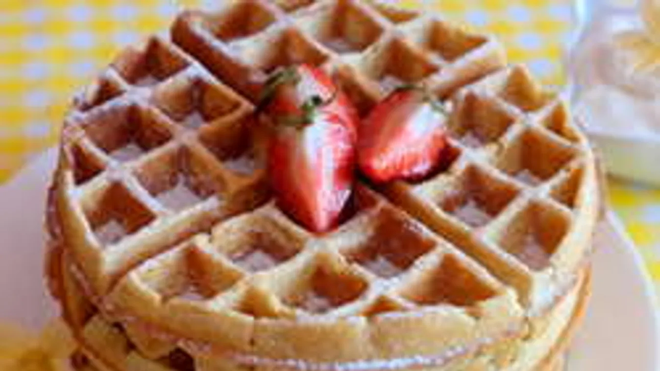 Ez a reggeli sütemény az idei év sztárja lesz: gofri cukor nélkül!