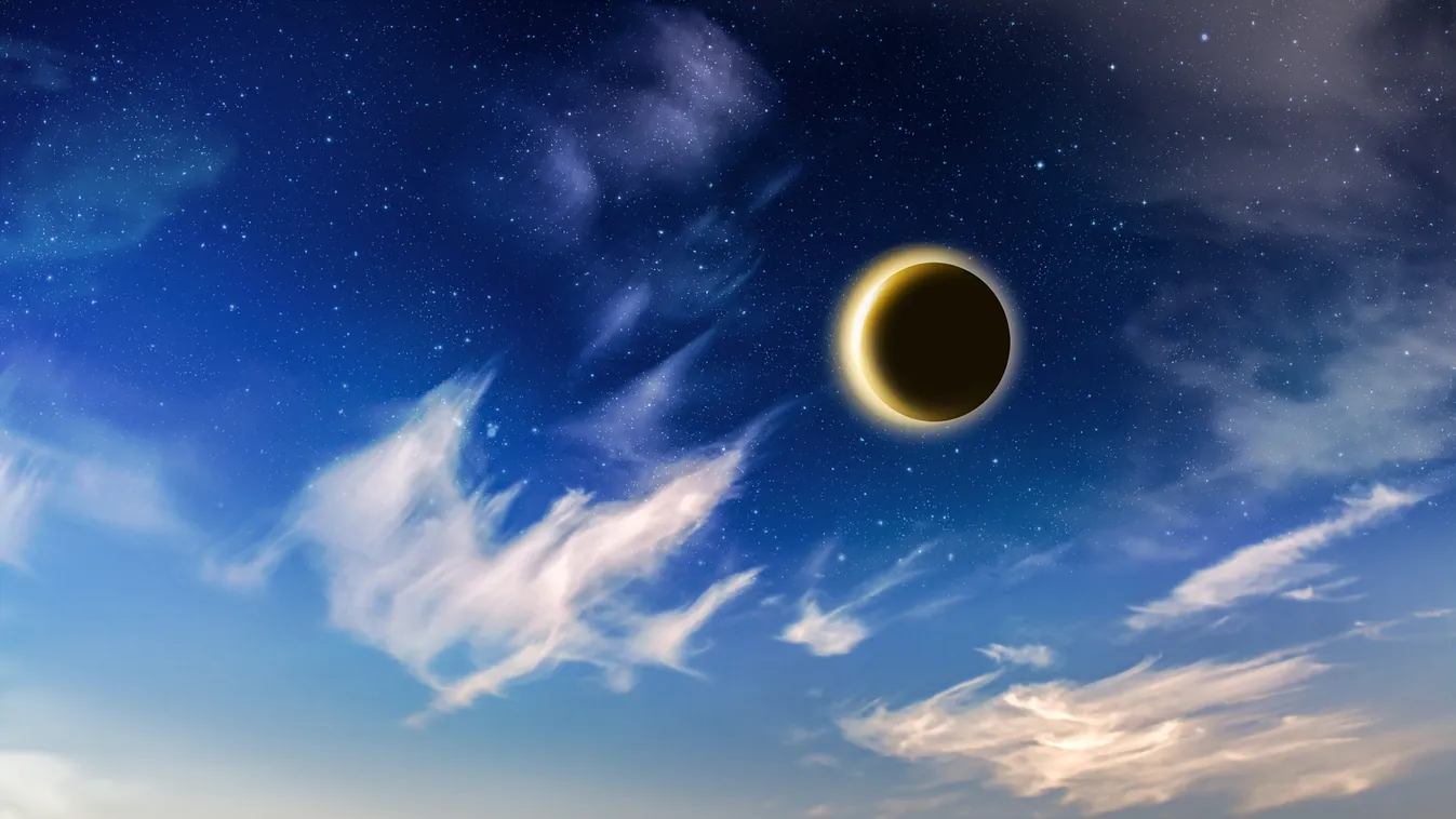 Eclipse,Of,The,Sun,.,Cloudy,Landscape