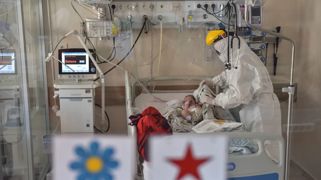 TURKEY-ISTANBUL-BABY-COVID-19-RECOVERY