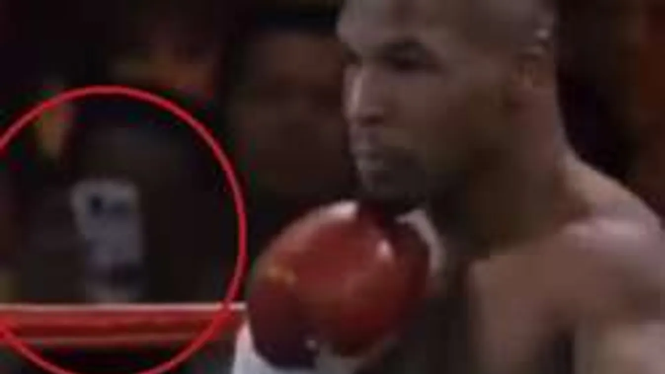 Időutazó kamerás mobillal fotózott Mike Tyson '95-ös meccsén!