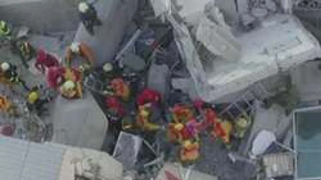 Babamentés a roncsok közül a tajvani pokolban - DRÓNVIDEÓ!