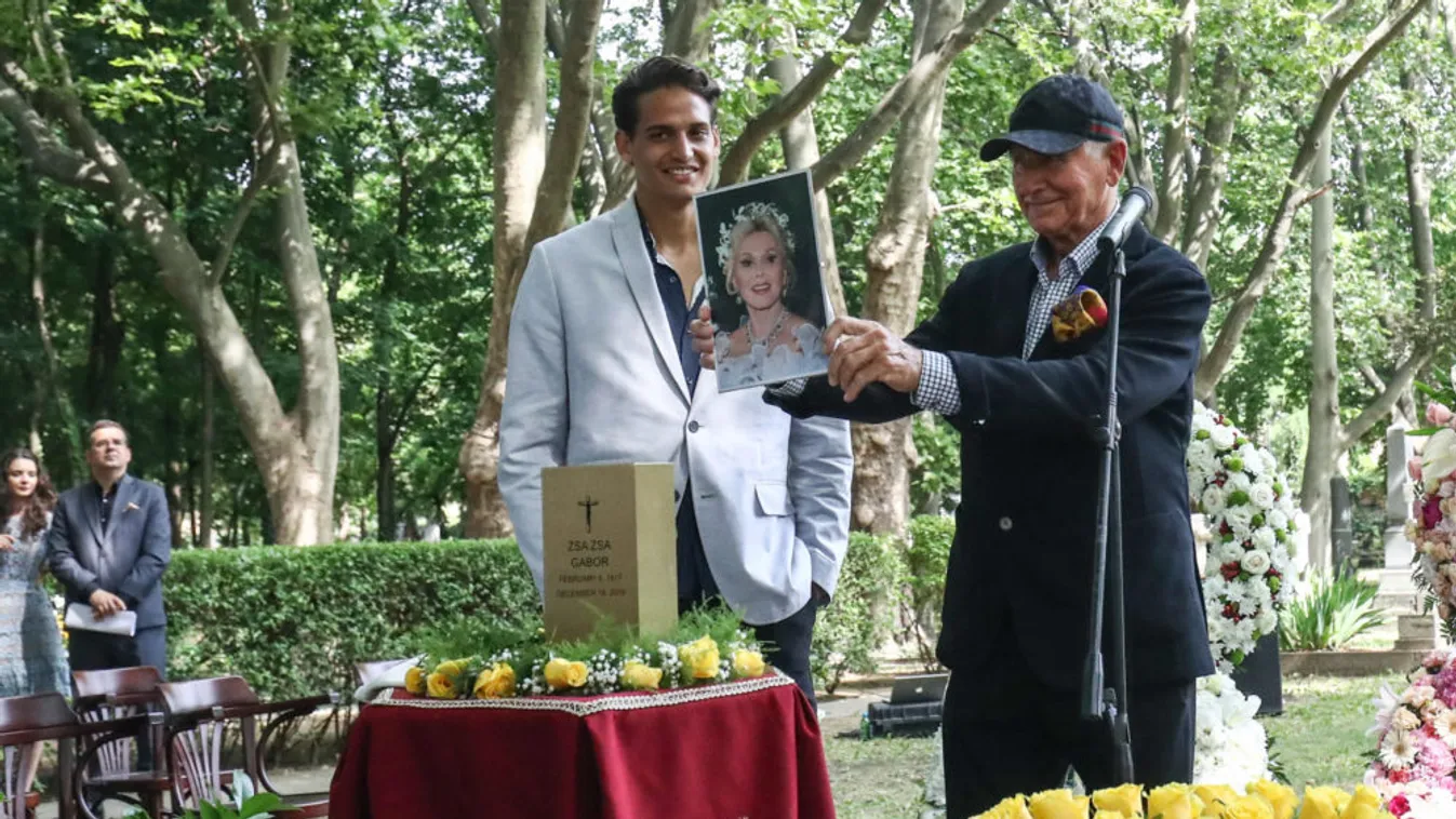 Gábor Zsazsa budapesti temetésére is elhozta már Kevint