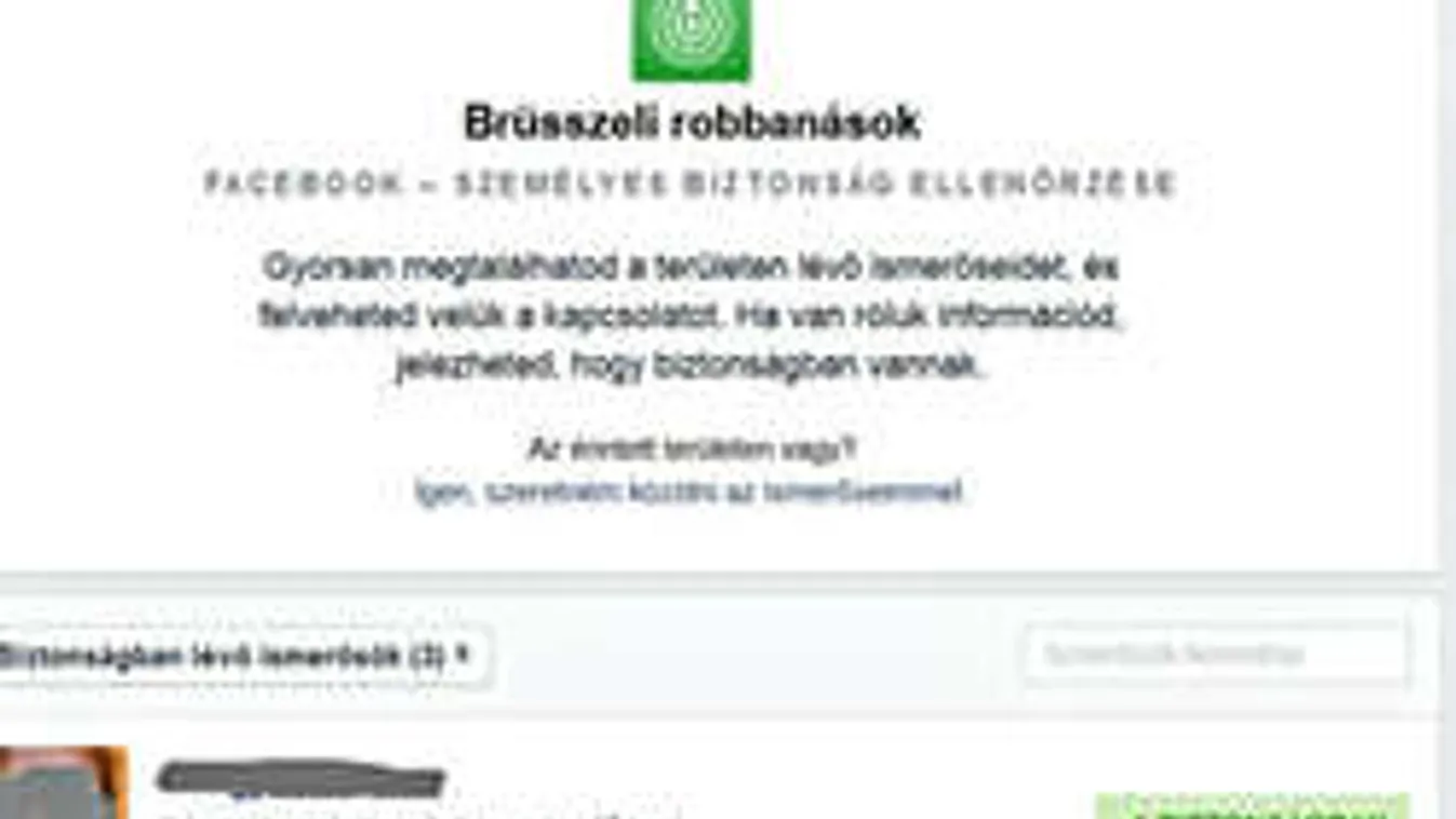 Így jelzik az emberek, hogy épségben vannak Brüsszelben