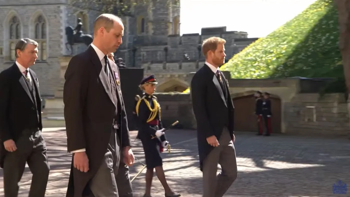 Megtört a jég? Harry herceg, Vilmos és Katalin együtt távoztak Fülöp herceg temetéséről – Fotó