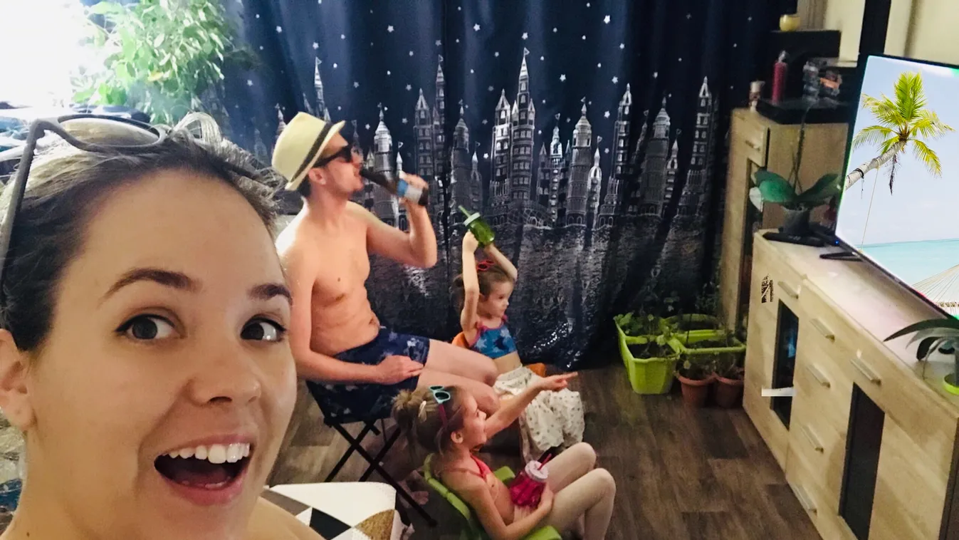 Karanténturizmus: Trópusi szigetet játszanak a magyar lakótelepen