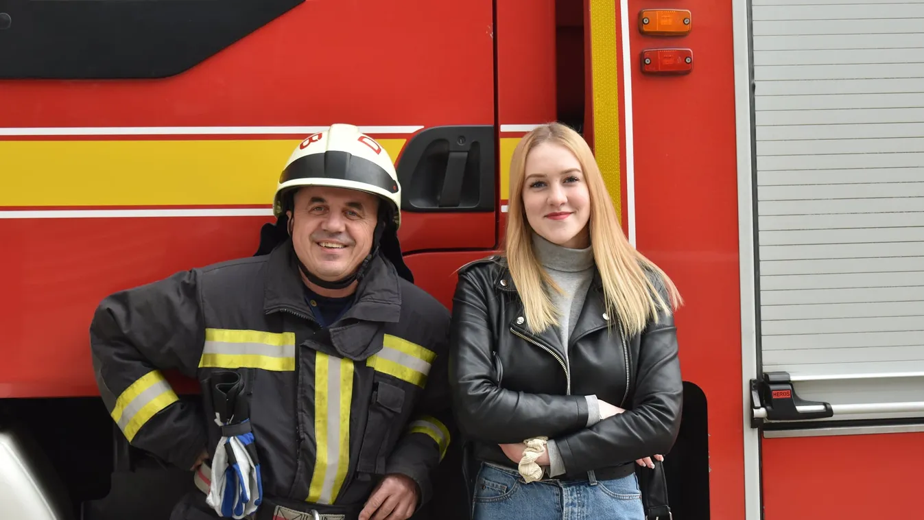 „Én vagyok az a kislány, akit 14 éve megmentettél” – a tűzből mentette ki a 4 éves Grétit a hős tűzoltó