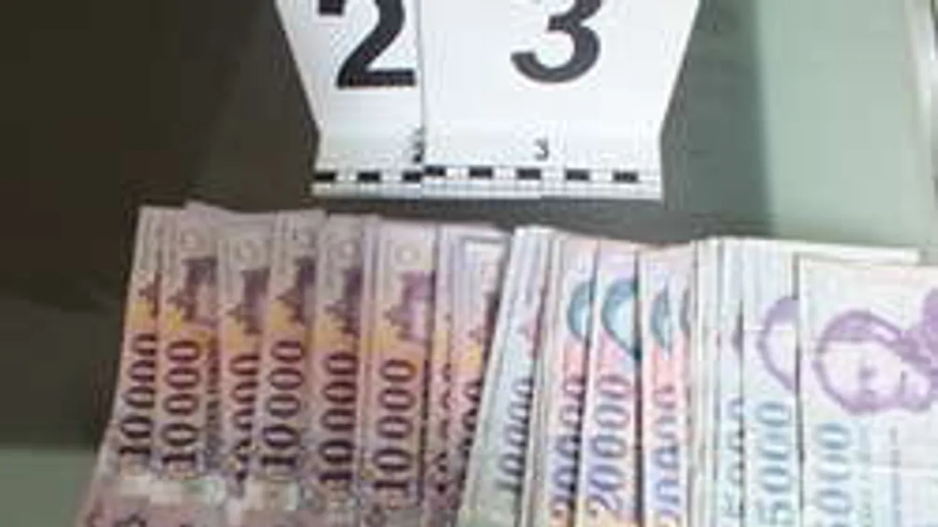 Rengeteg készpénzt és lőfegyvert foglaltak le Komlón!