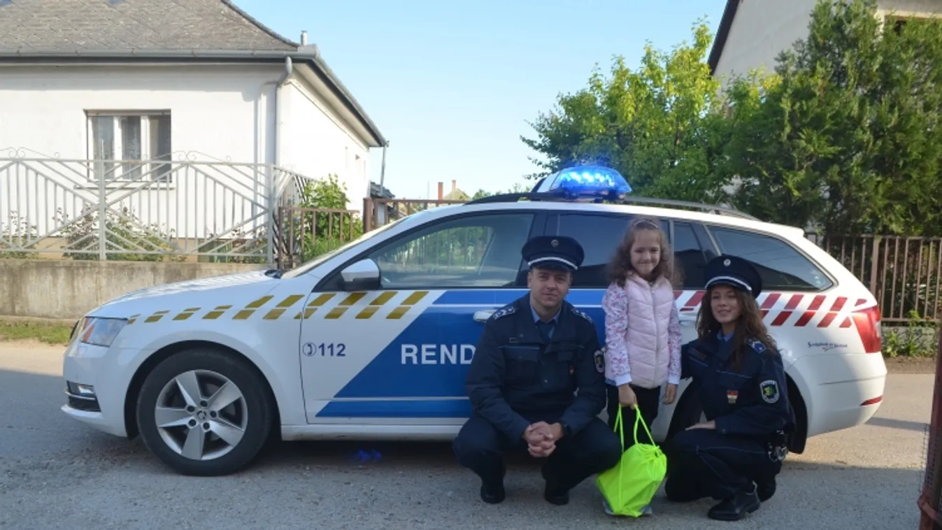 Valóra váltották a rendőrök a kis Liliána álmát Sárbogárdon – Fotók