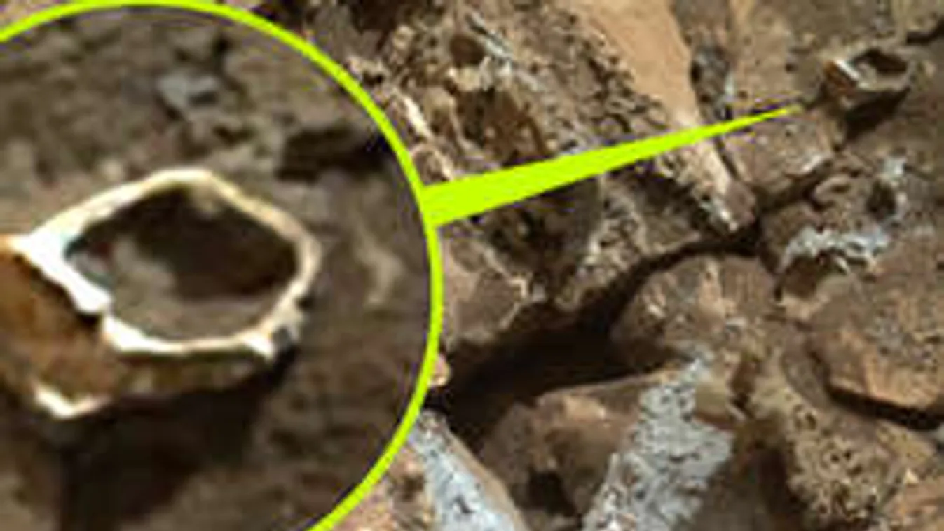 A tudósok értetlenül állnak: Különös tárgyat fotózott a marsjáró