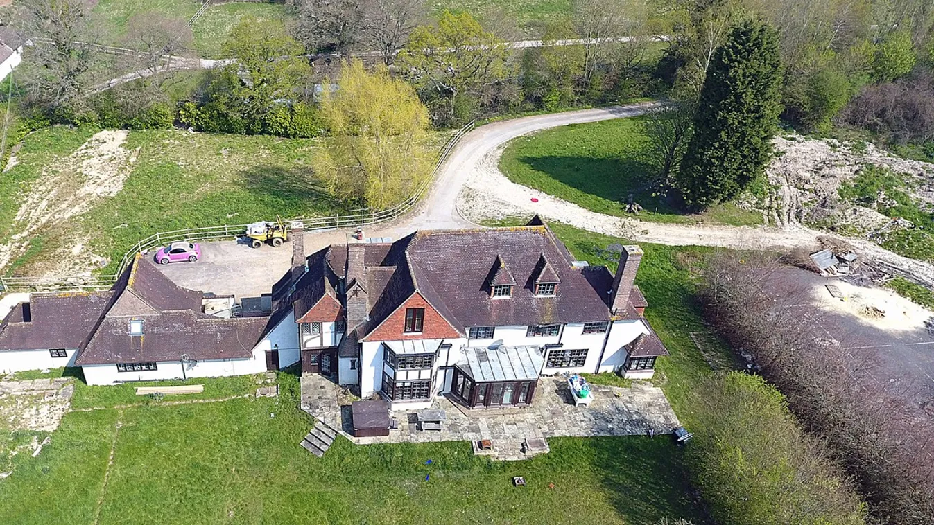 EXCLUSIVE: Aerial Views Of Katie Price's Sussex Home As It Deteriorates Further