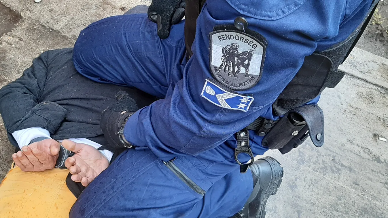 Megfektették a rendőrök az egri rablót – videó