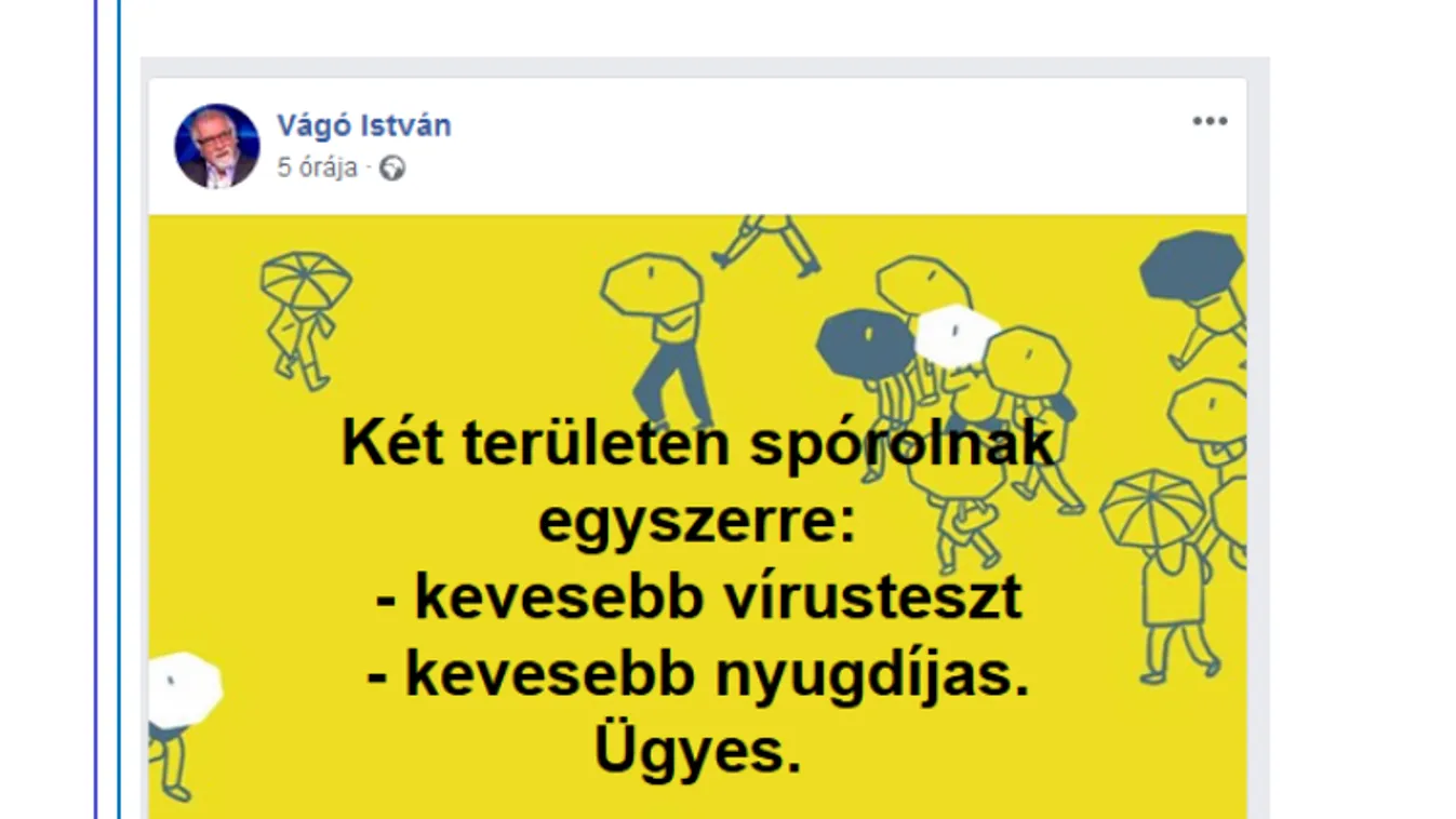 Nyugdíjasok halálán élcelődött Vágó István