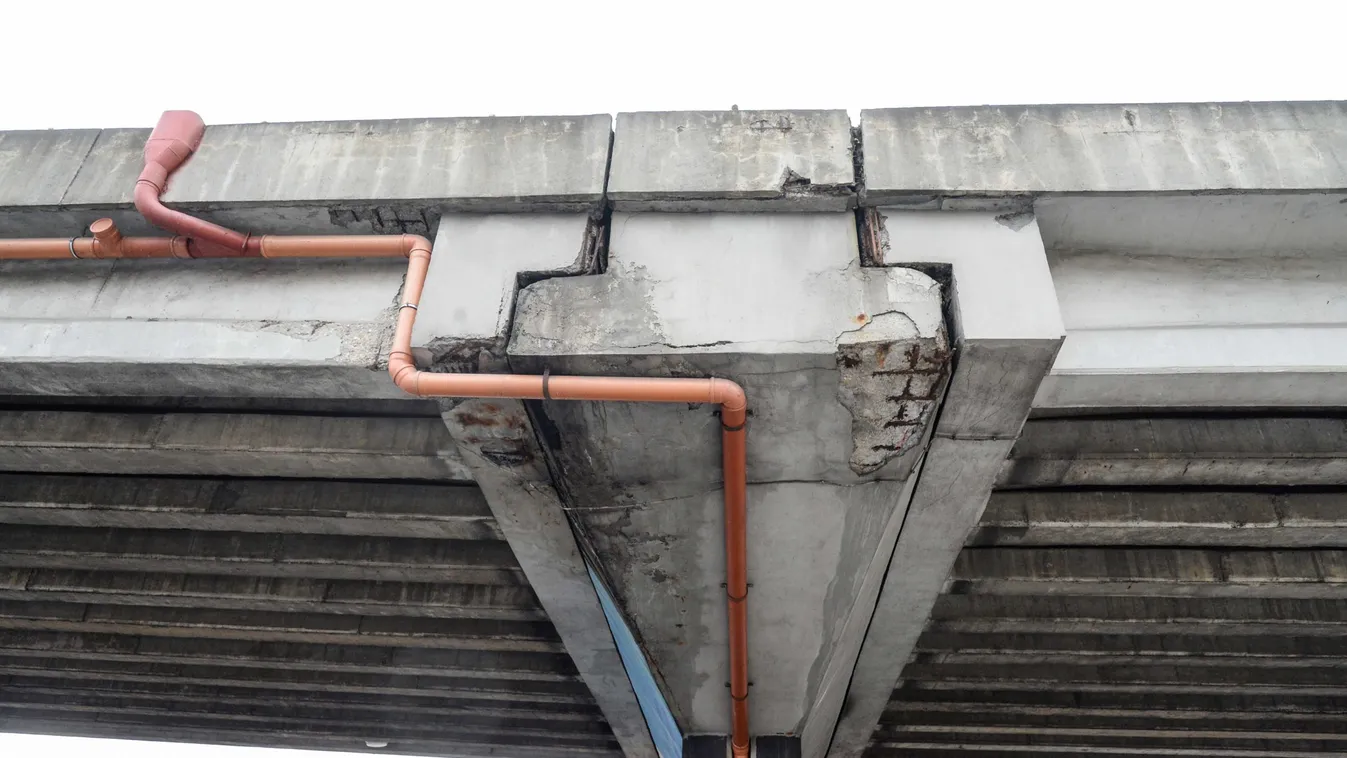 Borzalmas állapotban van a népligeti felüljáró – A főváros csak ígérget, de nem tesz semmit