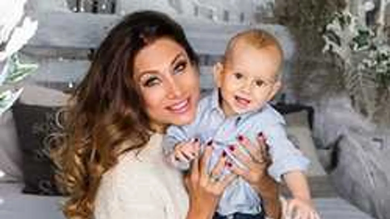 Elképesztő fotó: Hatalmasat nőtt Horváth Éva kisfia!